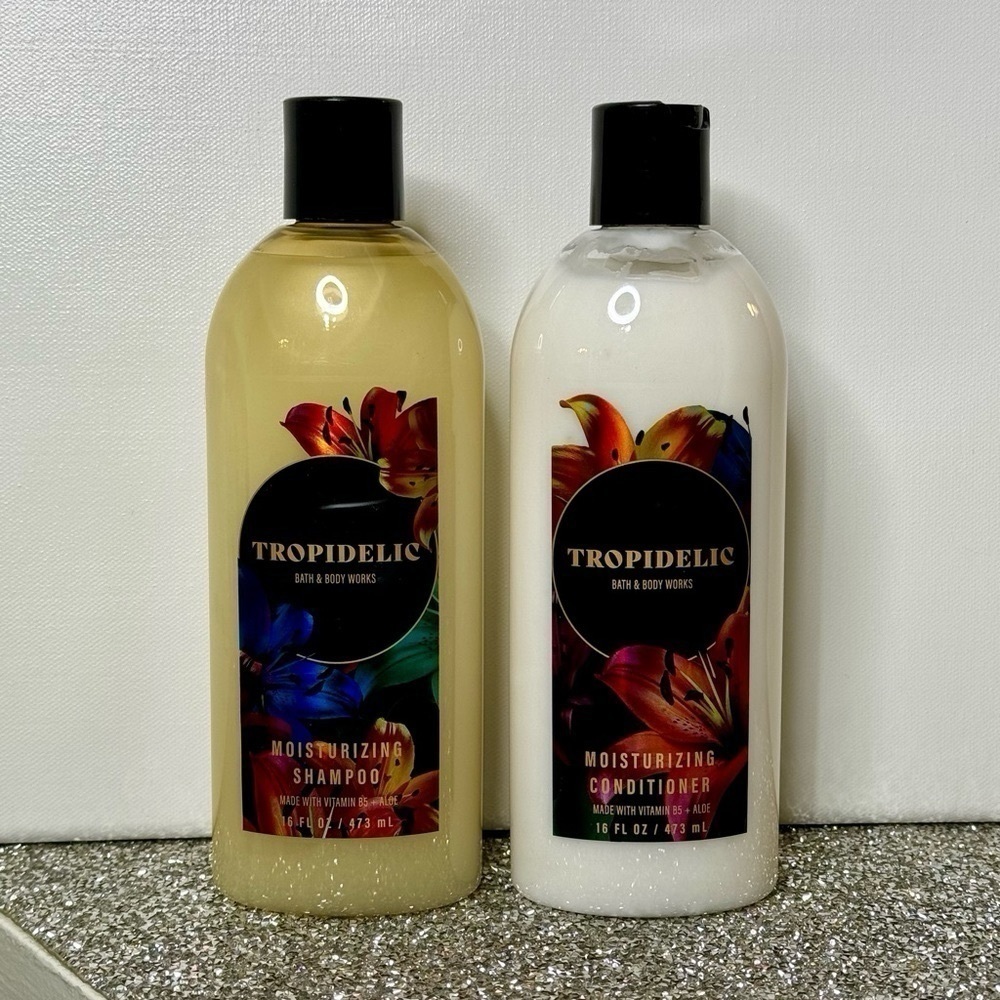 Bath & Body Works Shampoo & Conditioner Set Tropidelic Tropical Floral NWT - Picture 2 of 5